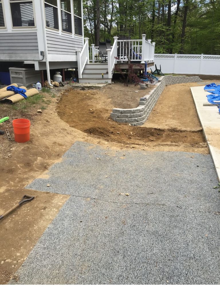 Patio Installation in Bedford New Hampshire