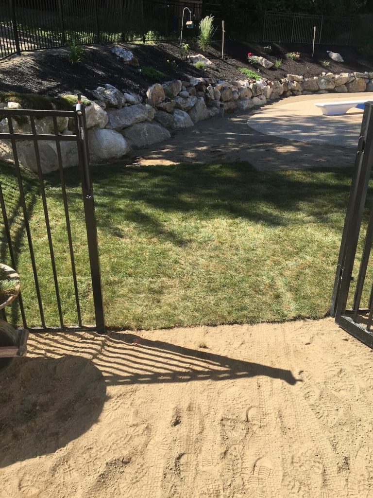 Start of sod instillation